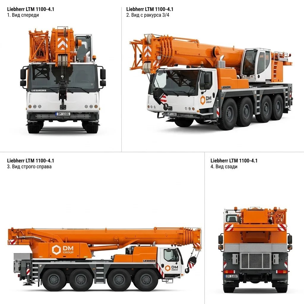 Автокран Liebherr LTM 1100 4.1