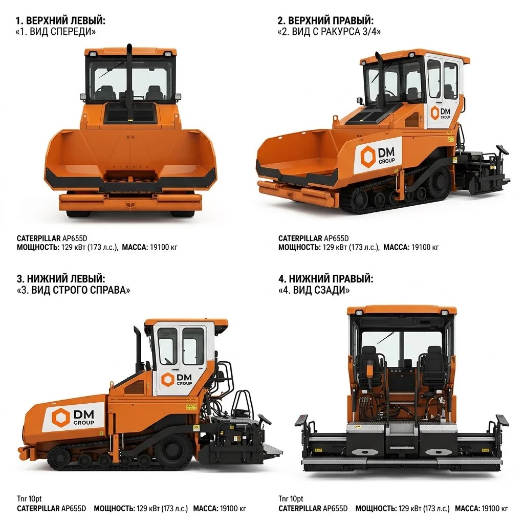 Асфальтоукладчик Caterpillar AP655D
