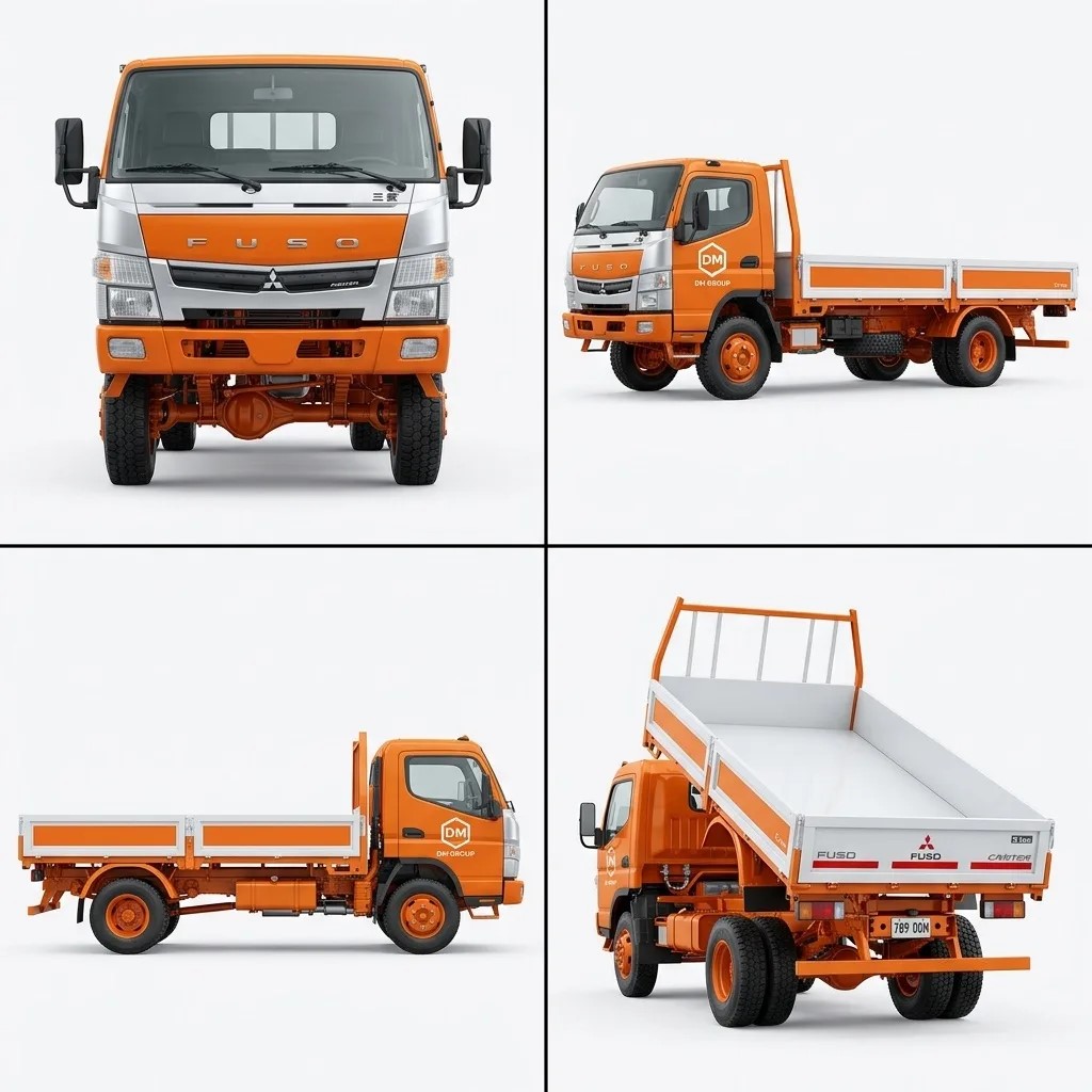 Бортовой автомобиль г/п 5т, борт 6 м, Mitsubishi Fuso