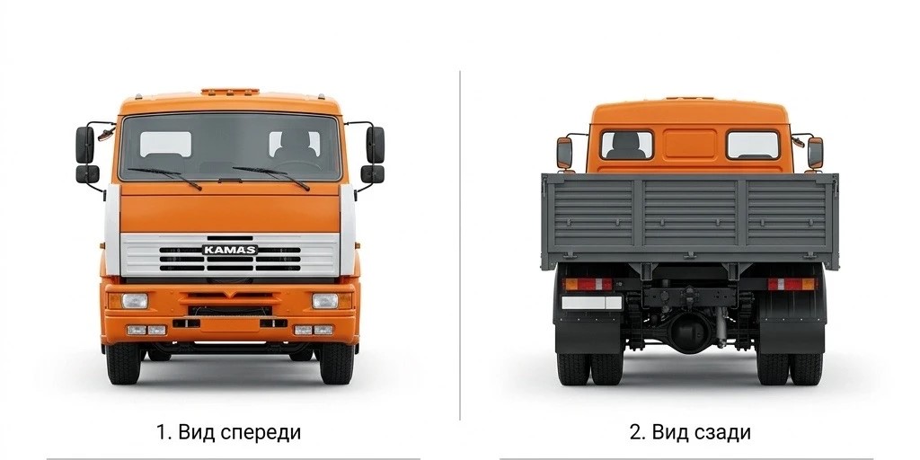Бортовой автомобиль г/п 11т, бот 6,2 м, Камаз 53215
