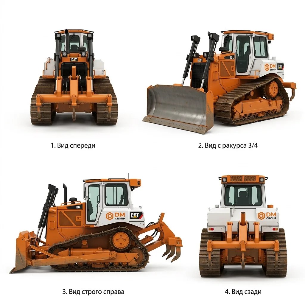 Бульдозер CAT D6