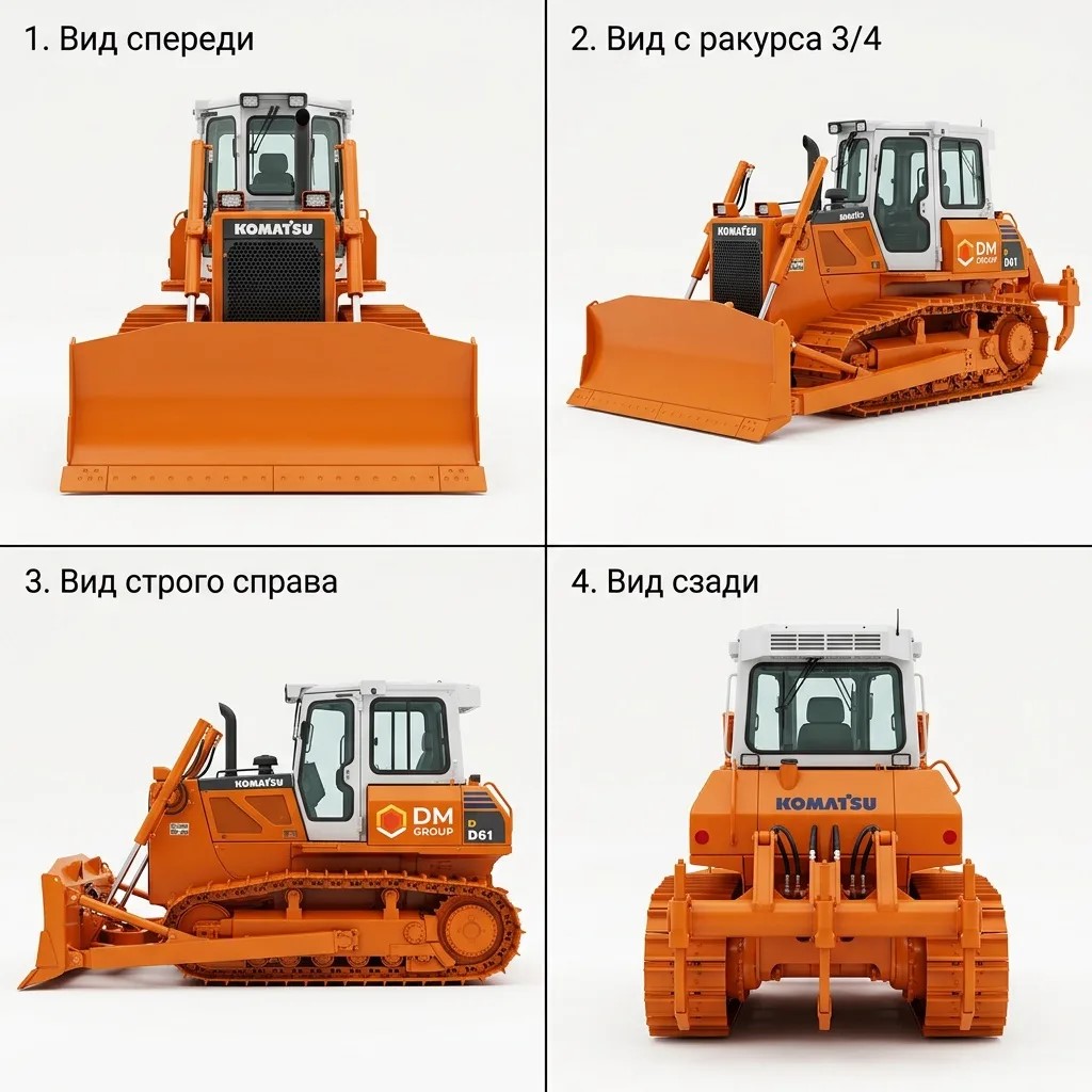 Бульдозер Komatsu D61