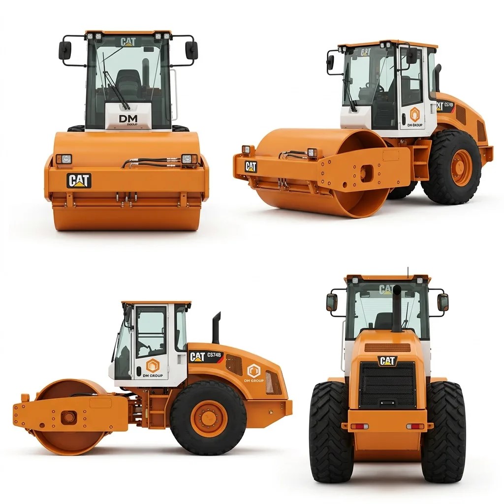 Каток грунтовый, 15т, CAT CS74B