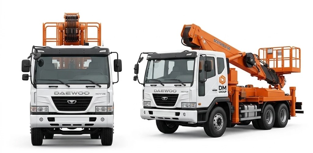 Манипулятор с люлькой Soosan SCS1015LS SD, Daewoo Novus II