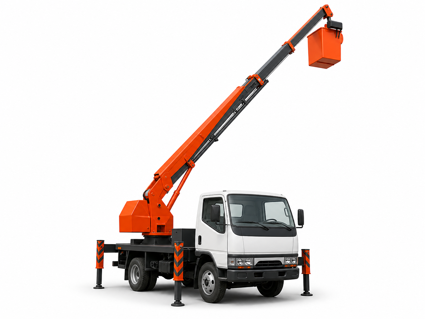 Автовышка 16 м, Mitsubishi Canter комбинированная стрела