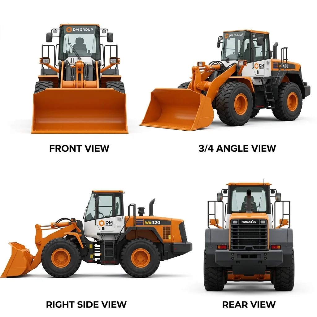 Фронтальный погрузчик Komatsu WA420