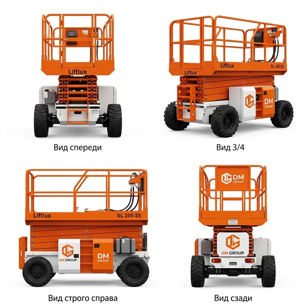 Ножничный подъемник Mantall XE160W