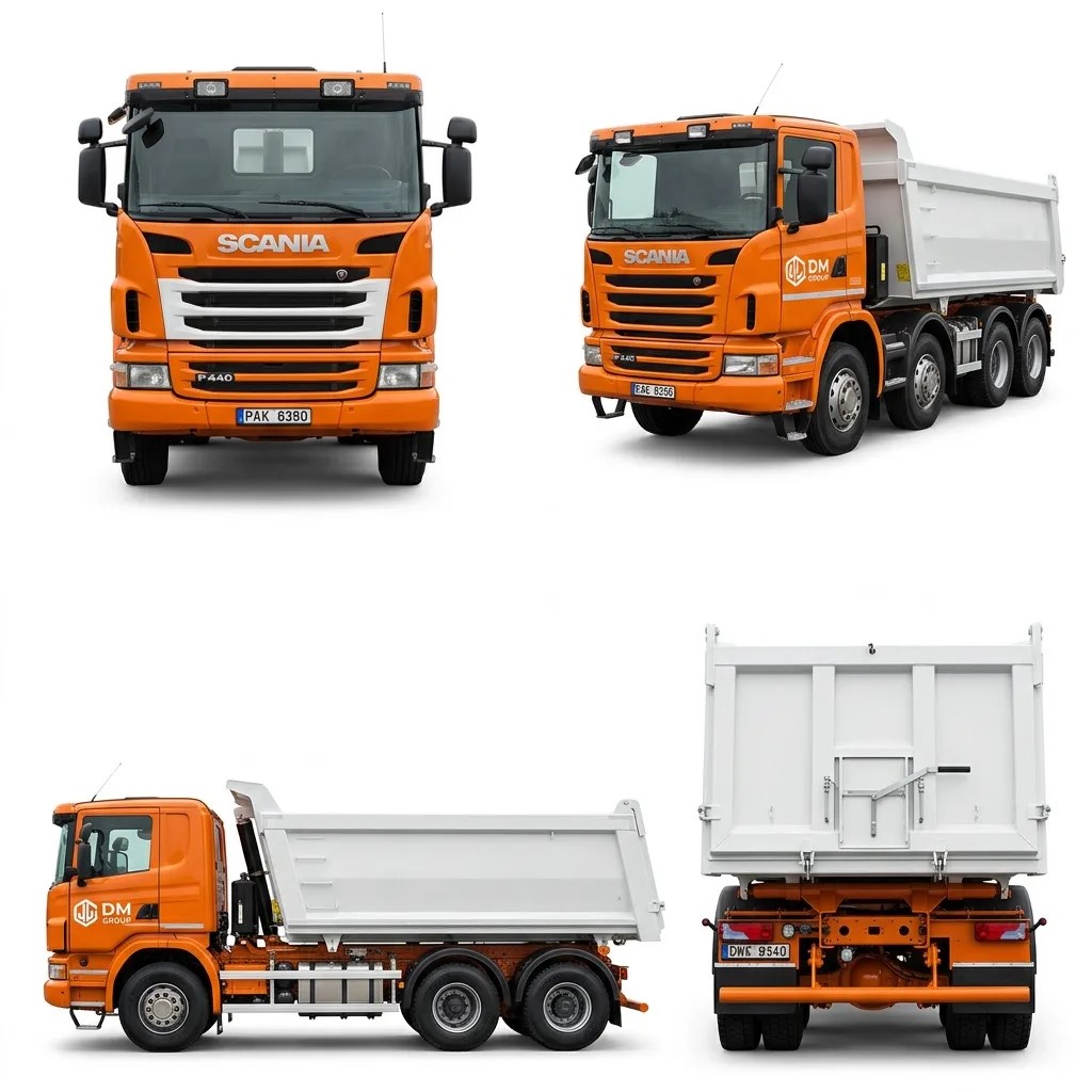 Самосвал 20 куб. м., Scania P440
