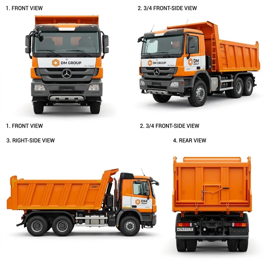 Самосвал 20 куб.м., Mercedes Actros 3341 K