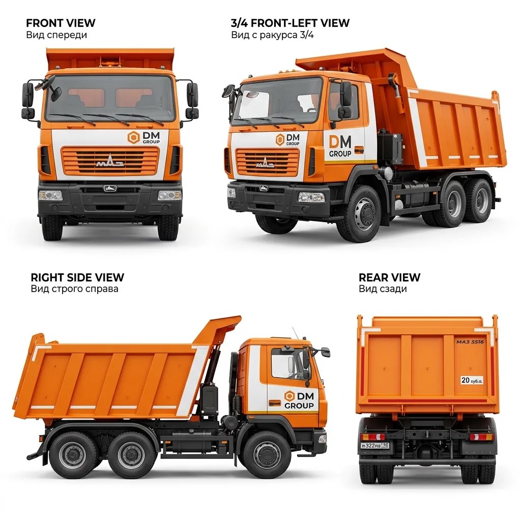 Самосвал 20 куб.м., МАЗ 5516