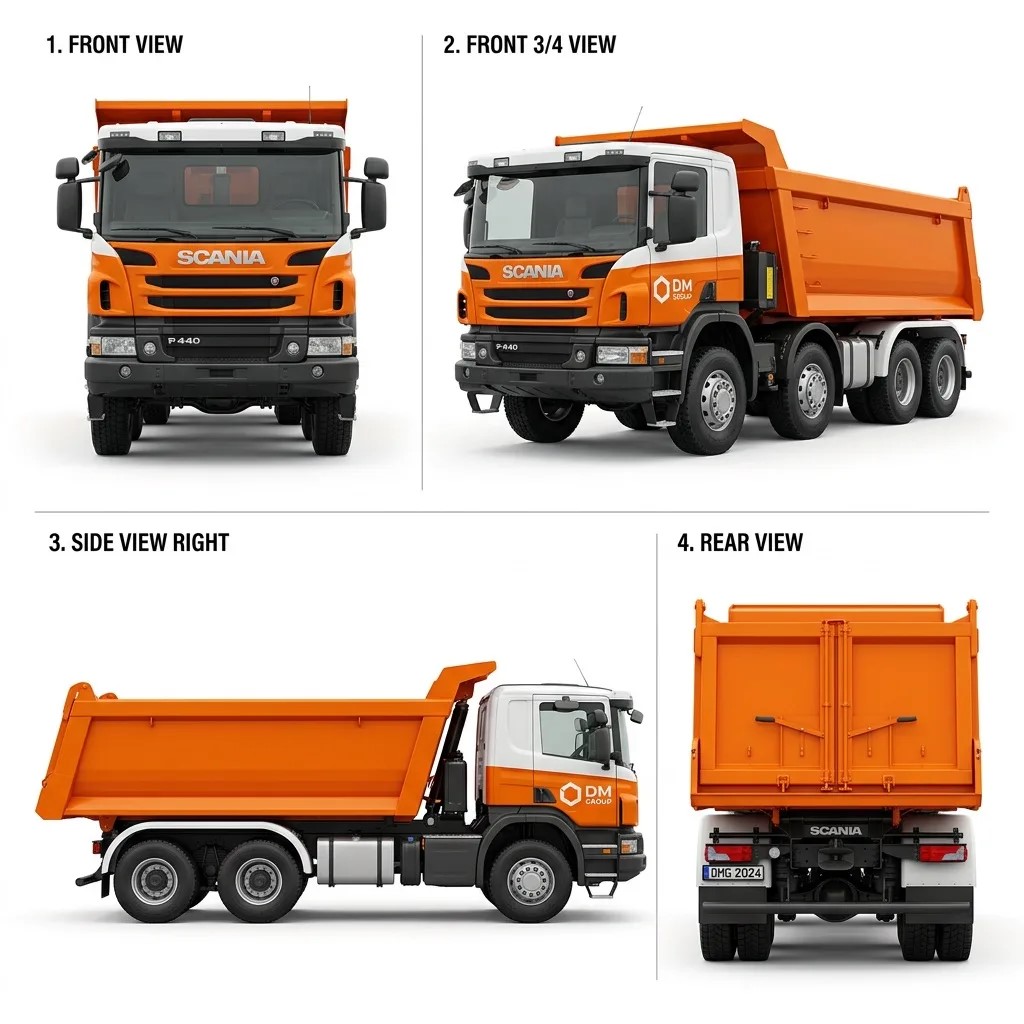 Самосвал 20 куб.м., Scania P440 CB6x4EHZ