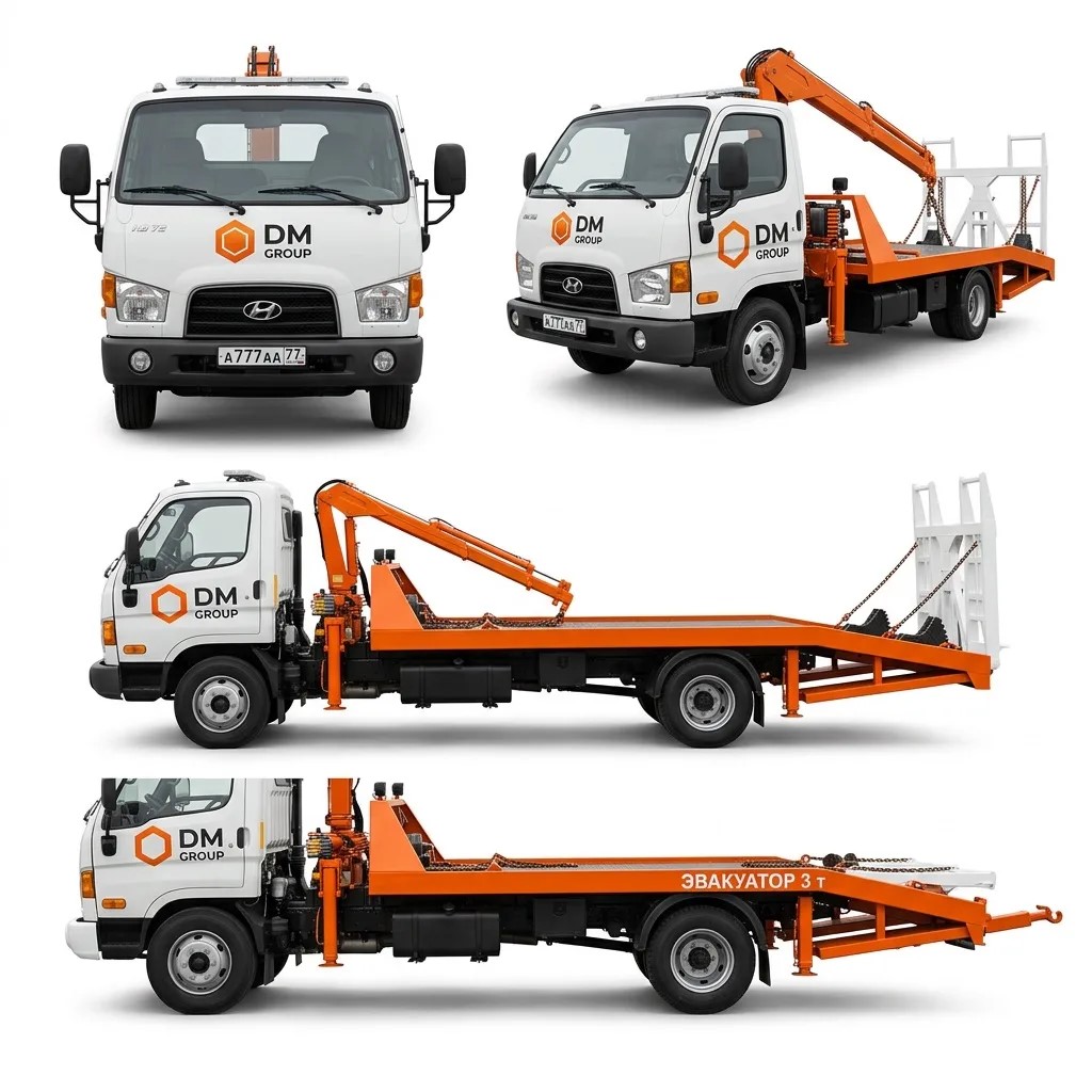 Эвакуатор 3 т, Hyundai HD 72