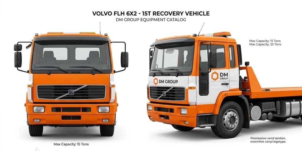 Эвакуатор 15 т, Volvo FLH 6Х2