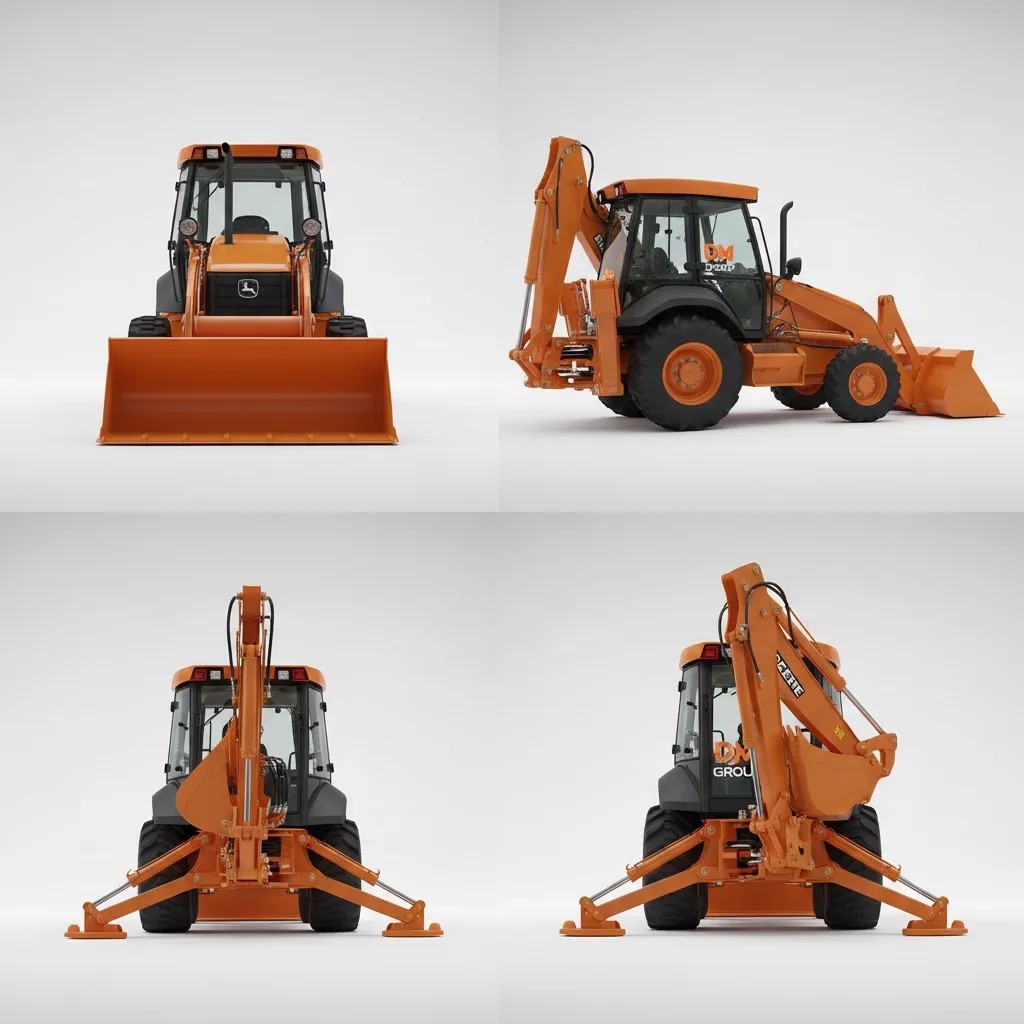 Экскаватор-погрузчик John Deere 325J