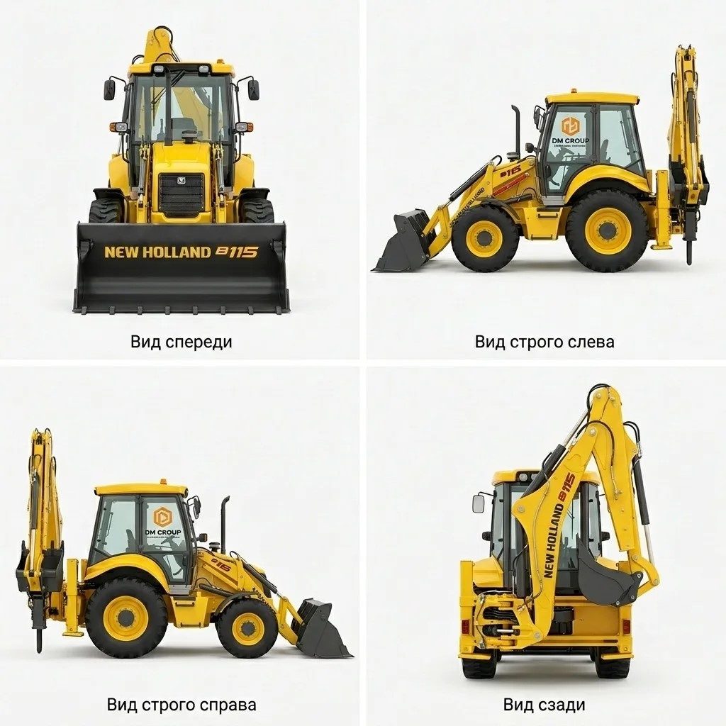 Экскаватор-погрузчик New Holland B115