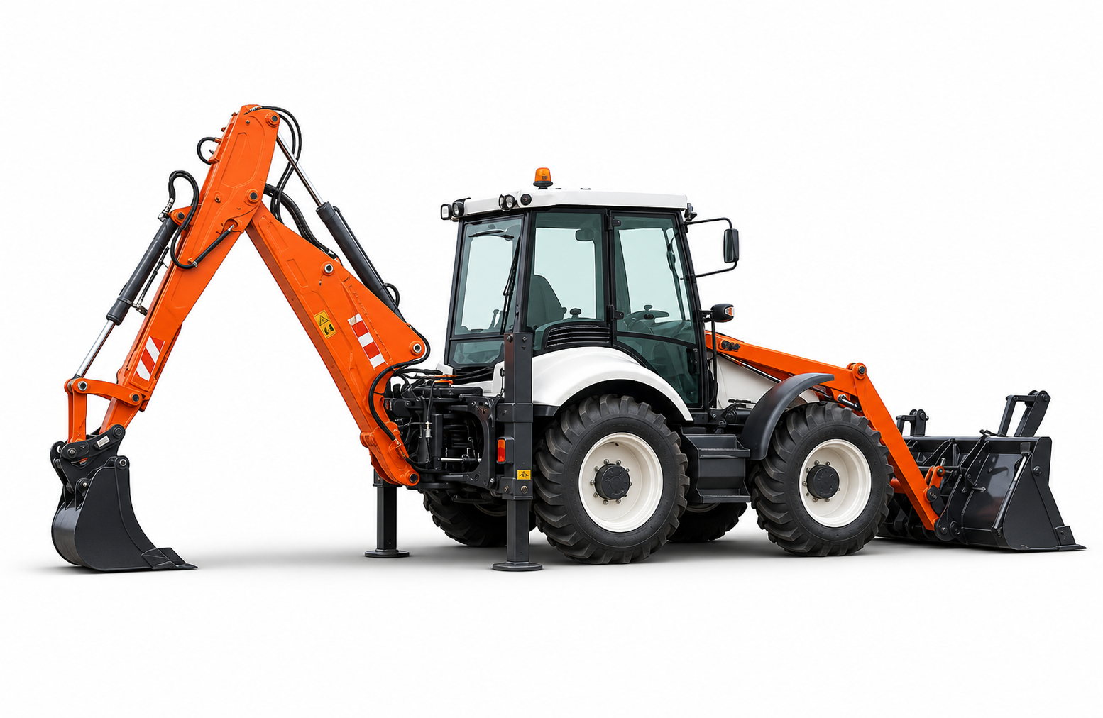 Экскаватор-погрузчик Terex 970, ямобур