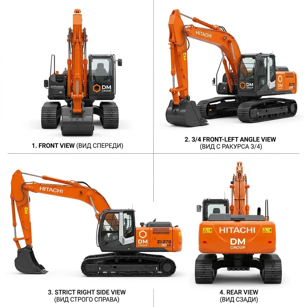 Экскаватор гусеничный Hitachi ZX270