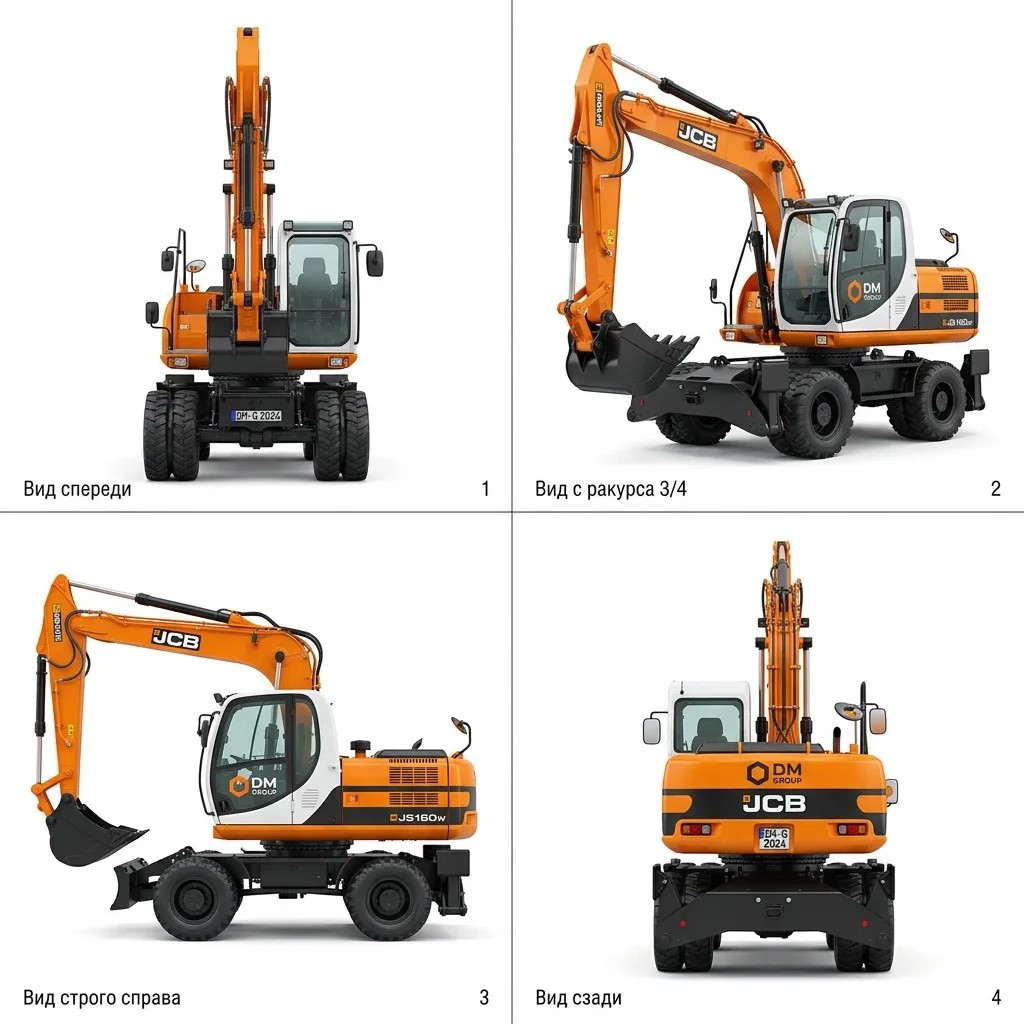 Экскаватор колесный JCB JS160W