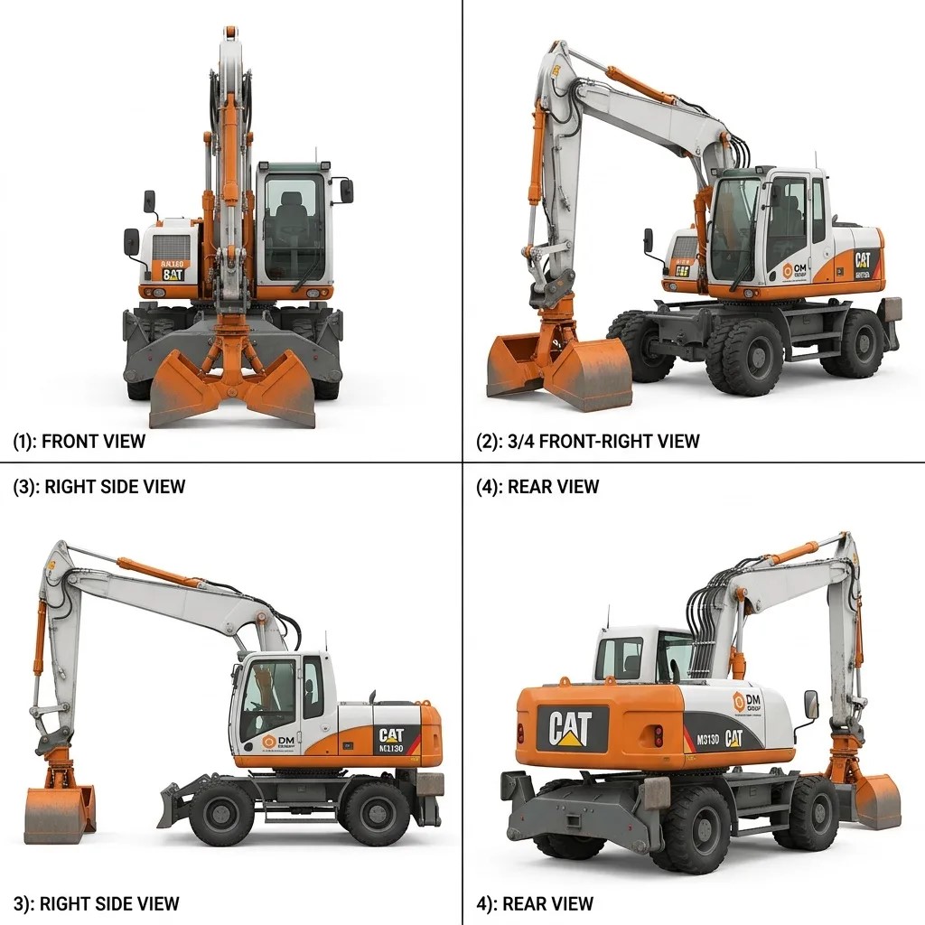 Экскаватор с грейфером Caterpillar M318D