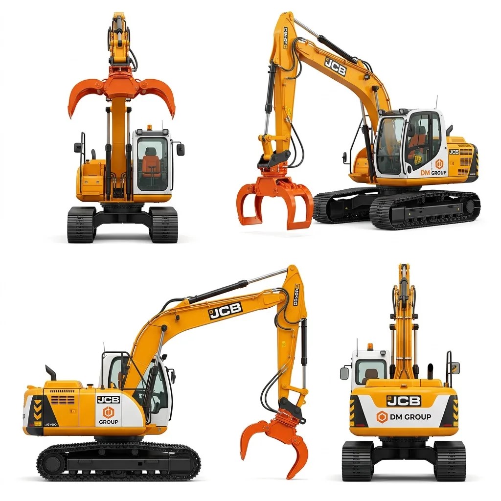 Экскаватор с грейфером JCB JS180