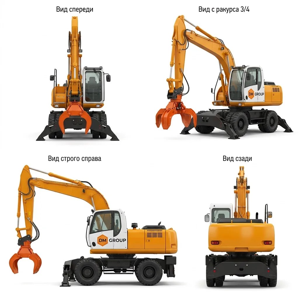 Экскаватор с грейфером JCB JS200w