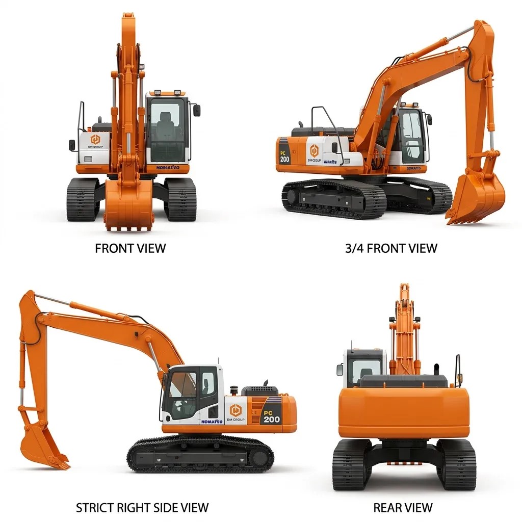 Экскаватор гусеничный Komatsu PC200-M80