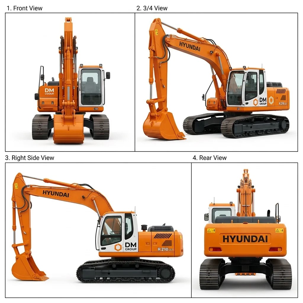 Экскаватор гусеничный Hyundai R210LC-7