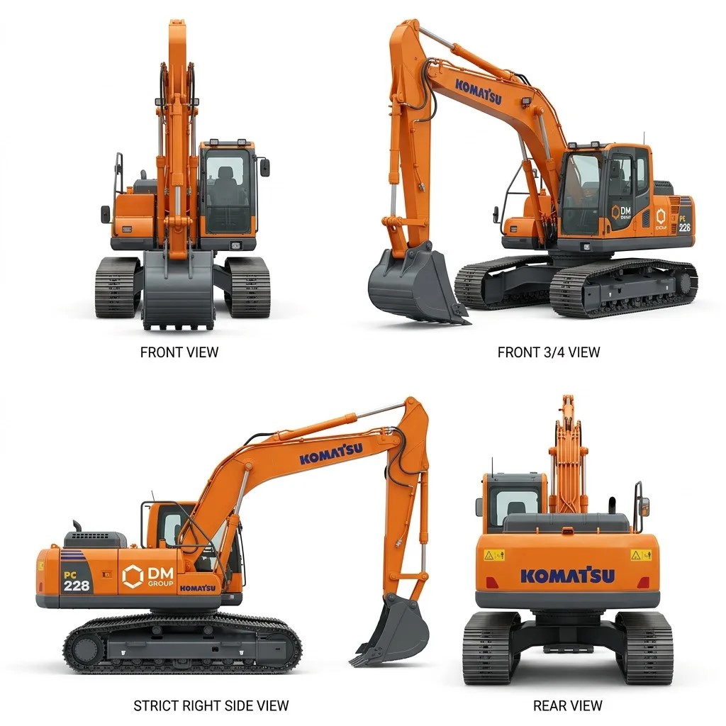 Экскаватор гусеничный Komatsu PC228