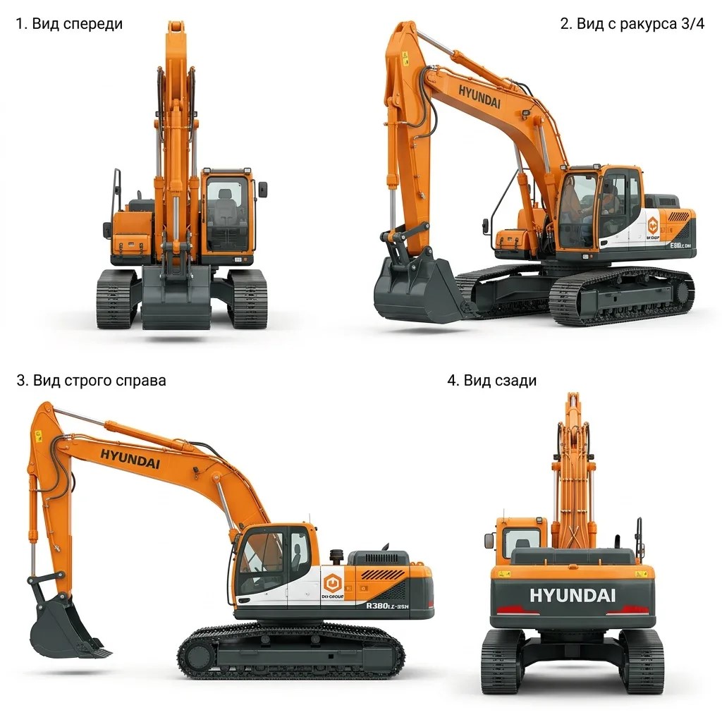Экскаватор гусеничный Hyundai R380LC-9SH