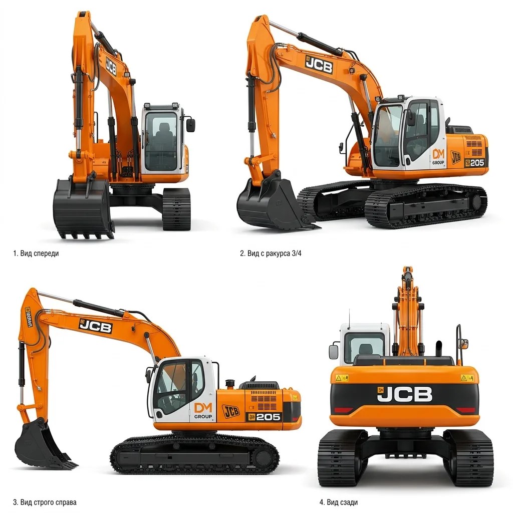 Экскаватор гусеничный JCB 205