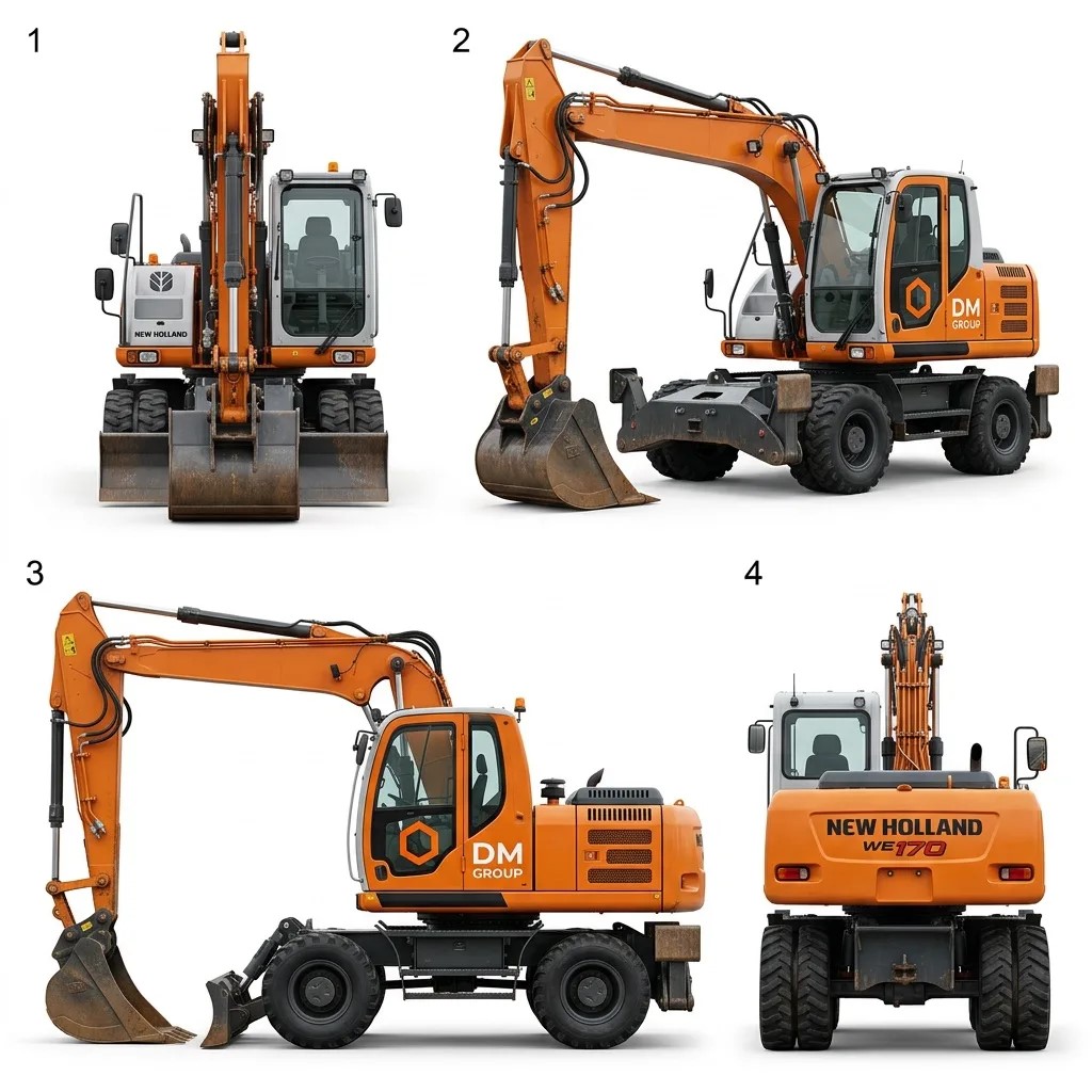 Экскаватор колесный New Holland WE 170